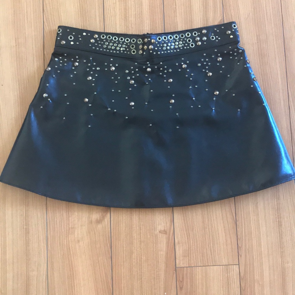 Zara faux leather skirt